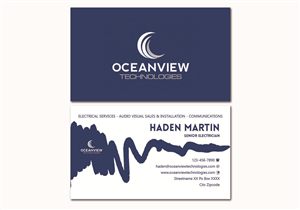 Business Card Design by Charlotta Helgesson for Oceanview Technologies | Design: #6648586