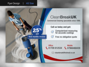 Flyer Design by danstudio for Clean Break UK | Design: #6721928