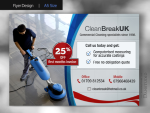 Flyer Design by danstudio for Clean Break UK | Design #6731331