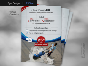 Flyer Design by danstudio for Clean Break UK | Design: #6737394