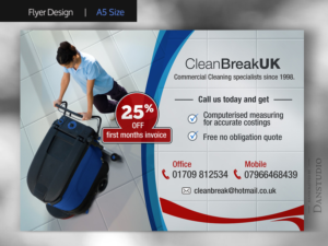 Flyer Design by danstudio for Clean Break UK | Design: #6760928