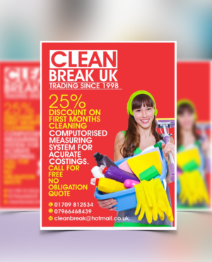 Flyer Design by cb1318cb1318 for Clean Break UK | Design #6769396