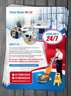 Flyer Design by debdesign for Clean Break UK | Design: #6688579