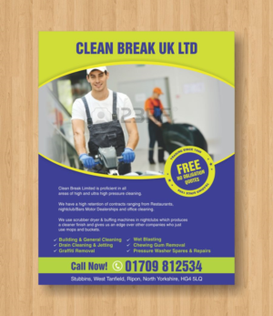 Flyer Design by Creative Ninja for Clean Break UK | Design: #6741883