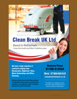 Flyer Design by meet007 for Clean Break UK | Design: #6761454