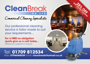 Flyer Design by John Mares for Clean Break UK | Design: #6780391