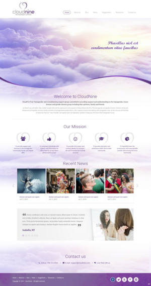 Wordpress Design by pb for this project | Design #6740963