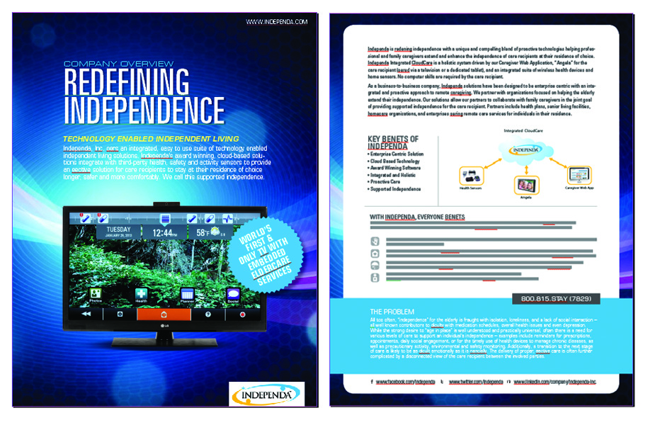 Flyer Design by MasterMind for Independa | Design #1736594