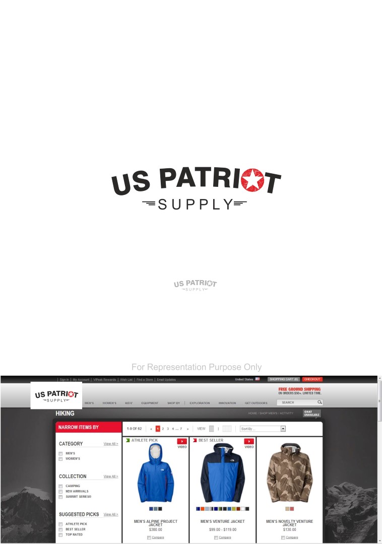 Logo Design by alok bhopatkar for U.S. Patriot Supply | Design #1727568