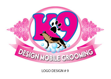 Logo Design by Junn for K9 Design Mobile Grooming | Design #1766003
