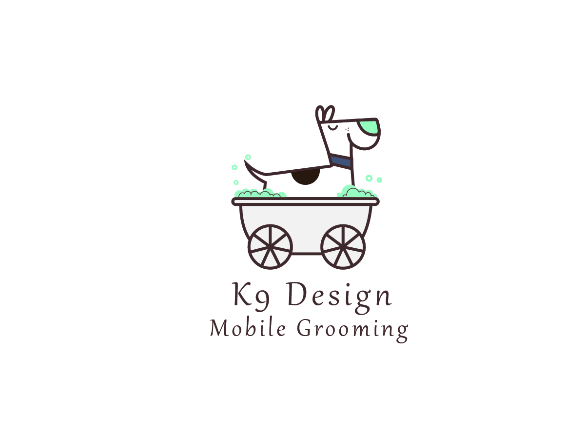 Logo Design by Pradeep gangireddy for K9 Design Mobile Grooming | Design #1749762