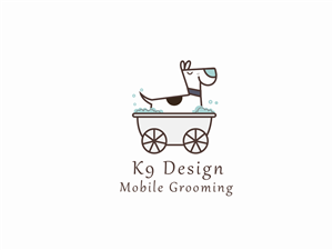 Logo Design by Pradeep gangireddy for K9 Design Mobile Grooming | Design: #1749762