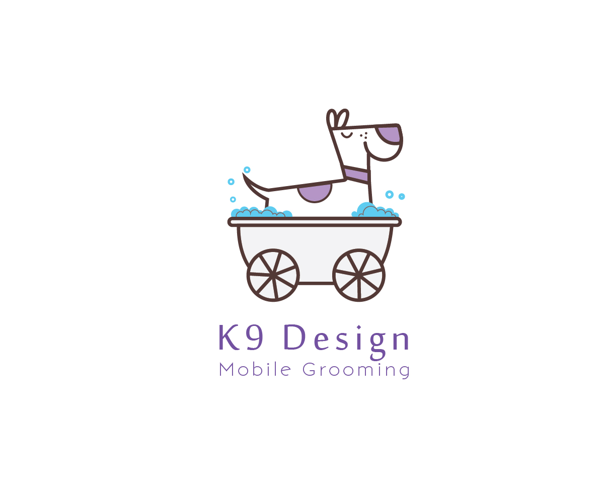 Logo Design by Pradeep gangireddy for K9 Design Mobile Grooming | Design #1790478