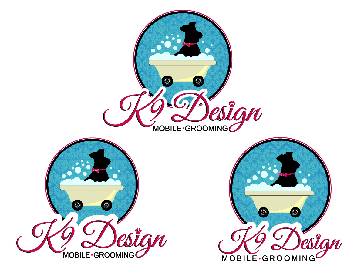 Logo Design by Hana for K9 Design Mobile Grooming | Design #2108482