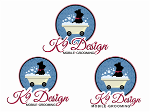 Logo Design by Hana for K9 Design Mobile Grooming | Design: #2108482