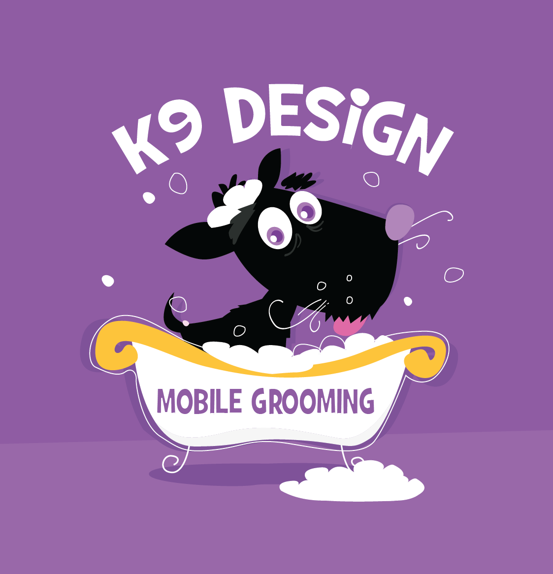 Logo Design by designedbykyle for K9 Design Mobile Grooming | Design #1730315