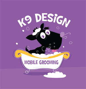 Logo Design by designedbykyle for K9 Design Mobile Grooming | Design: #1730315