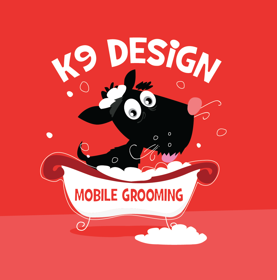 Logo Design by designedbykyle for K9 Design Mobile Grooming | Design #1730342