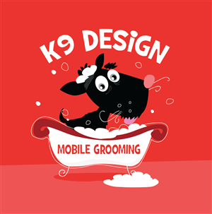 Logo Design by designedbykyle for K9 Design Mobile Grooming | Design: #1730342