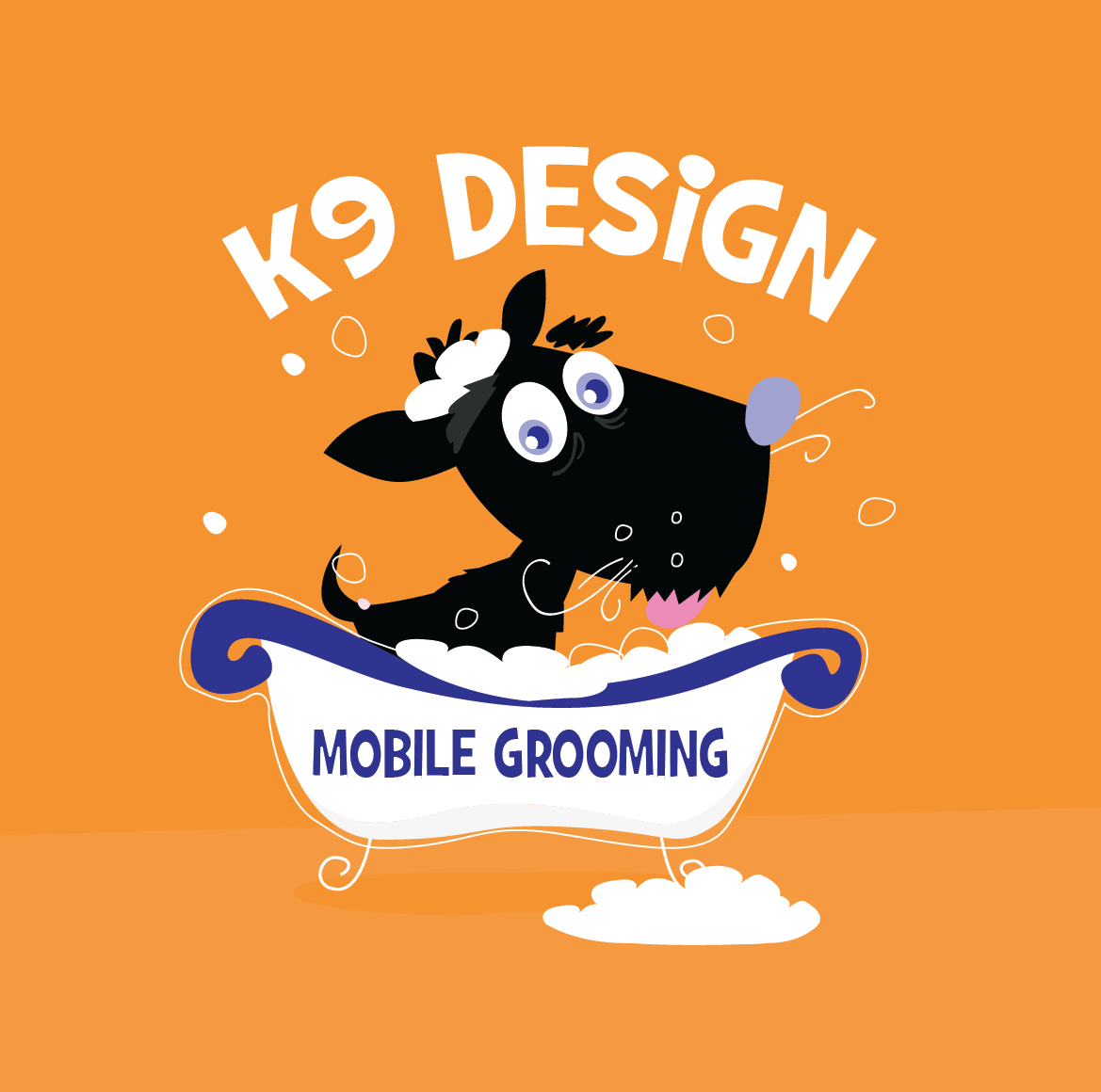 Logo-Design von designedbykyle für K9 Design Mobile Grooming | Design #1730346