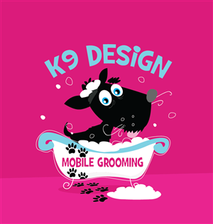Logo Design by designedbykyle for K9 Design Mobile Grooming | Design: #1731313
