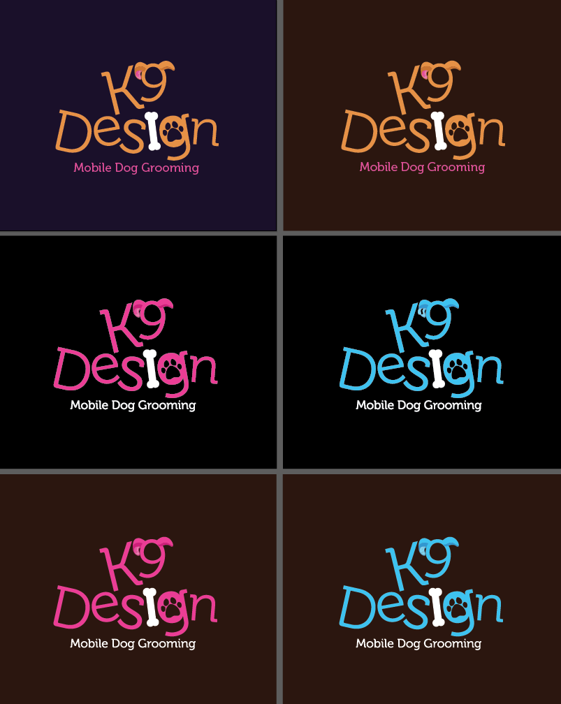 Logo Design by designedbykyle for K9 Design Mobile Grooming | Design #1740175