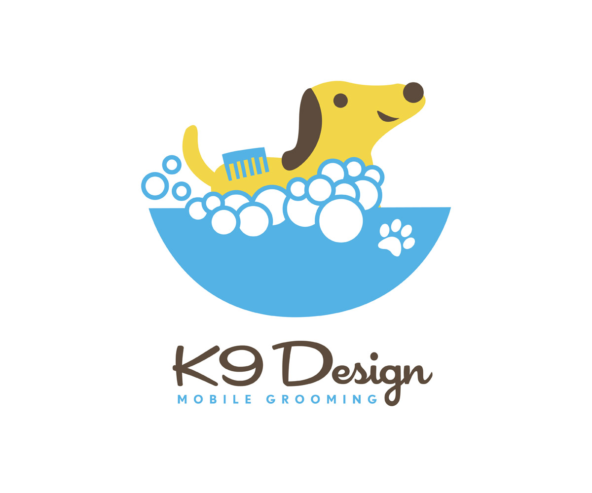 Logo Design by BrunoDesign for K9 Design Mobile Grooming | Design #1729897