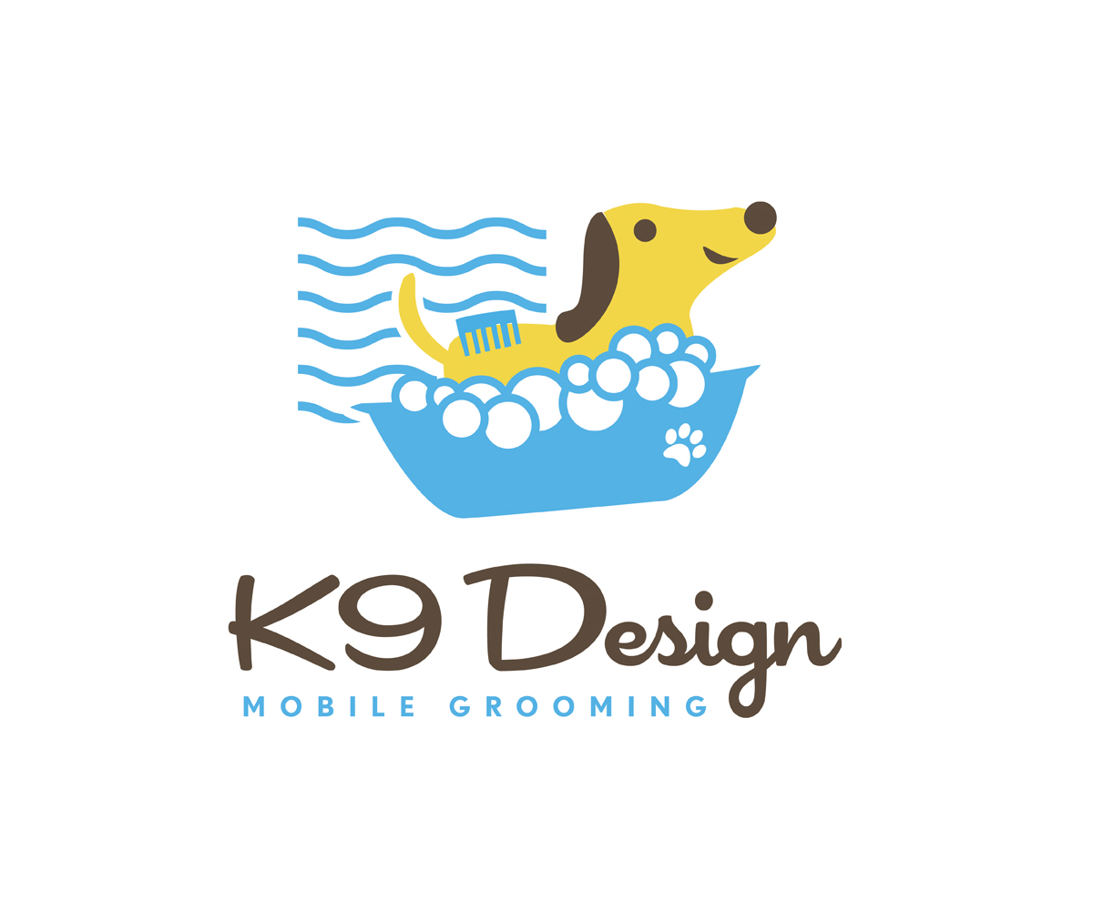 Logo Design by BrunoDesign for K9 Design Mobile Grooming | Design #1732411