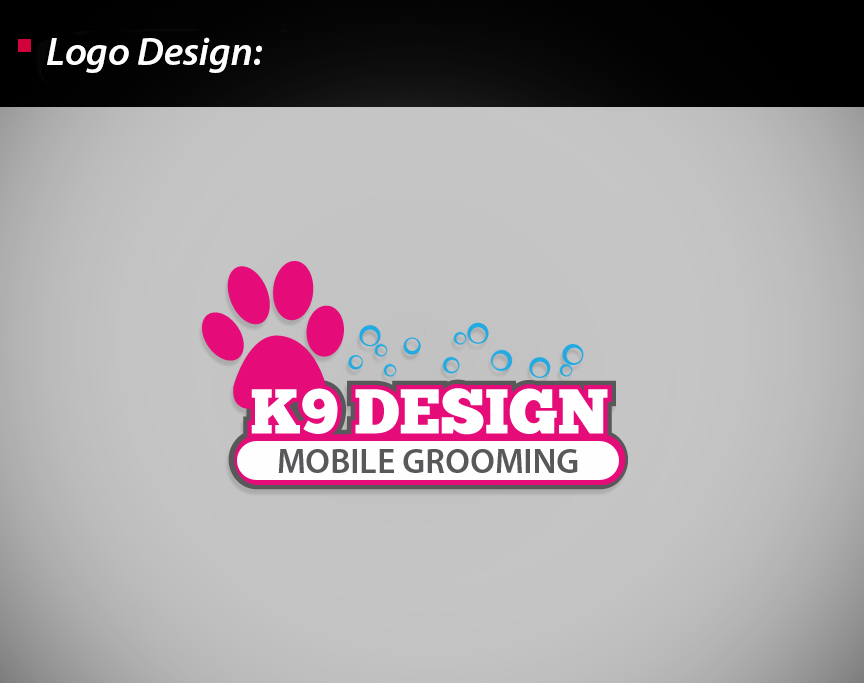 Logo Design by wolfgfxdesign for K9 Design Mobile Grooming | Design #1734681