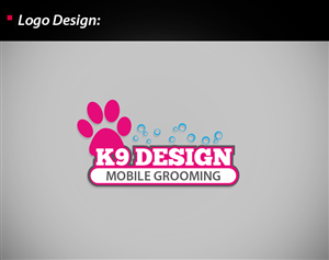 Logo Design by wolfgfxdesign for K9 Design Mobile Grooming | Design: #1734681