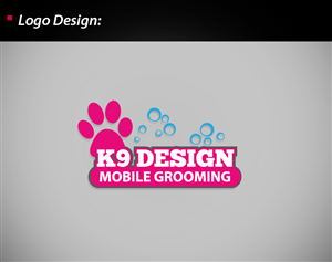Logo Design by wolfgfxdesign for K9 Design Mobile Grooming | Design: #1734685