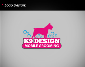 Logo Design by wolfgfxdesign for K9 Design Mobile Grooming | Design: #1734691