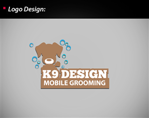 Logo Design by wolfgfxdesign for K9 Design Mobile Grooming | Design: #1734725