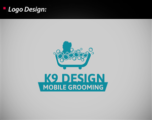 Logo Design by wolfgfxdesign for K9 Design Mobile Grooming | Design: #1763493