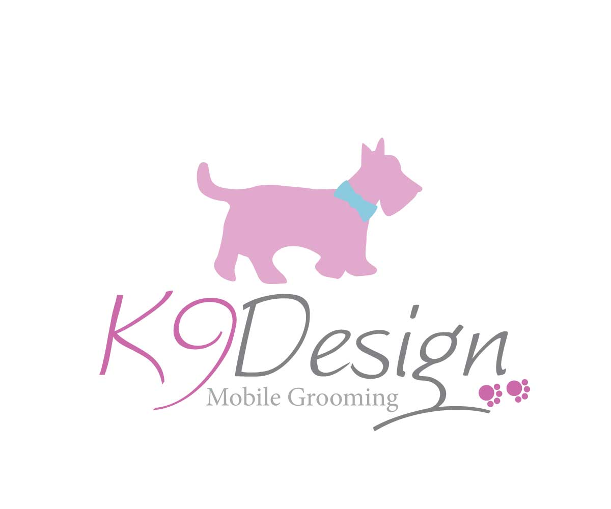 Logo Design by Lou Sharp for K9 Design Mobile Grooming | Design #1810785