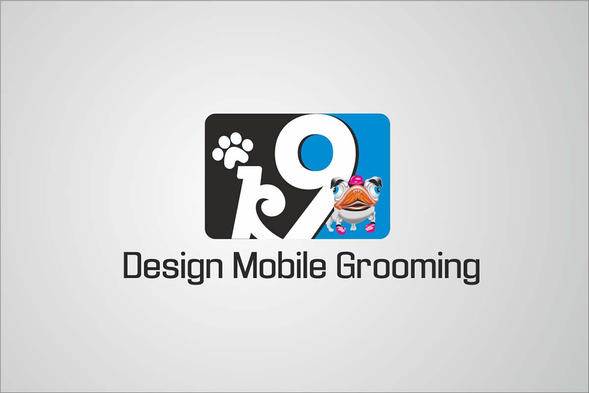 Logo Design by dkthedon for K9 Design Mobile Grooming | Design #1786625