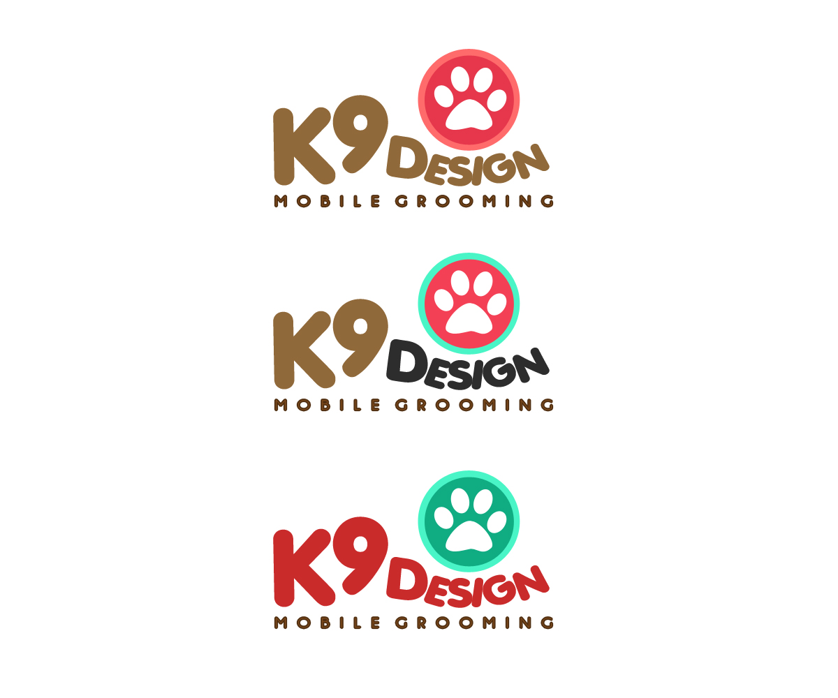 Logo Design by Lovely Claire for K9 Design Mobile Grooming | Design #1779834