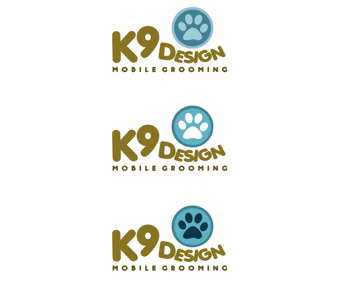 Logo Design by Lovely Claire for K9 Design Mobile Grooming | Design #1785161