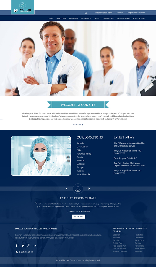 Web Design by Sujit Banerjee for this project | Design #6656889