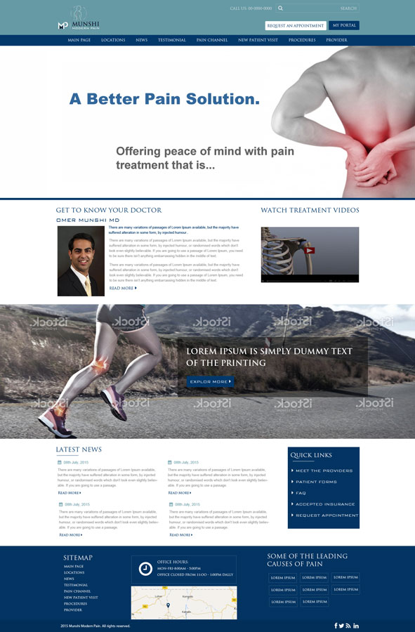 Web Design by Sujit Banerjee for this project | Design #6656997