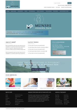 Web Design by Sujit Banerjee for this project | Design: #6665086