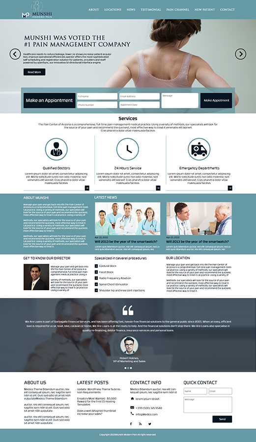 Web Design by Numerico Informatic Systems for this project | Design: #6660230