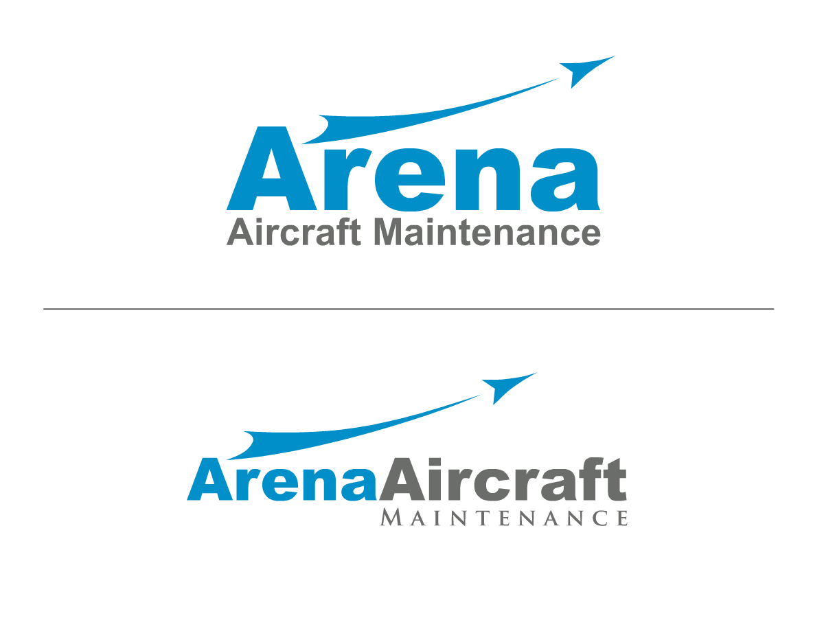 Logo Design by REDcrackers.com for Arena Aircraft Maintenance Pty Ltd | Design #358877