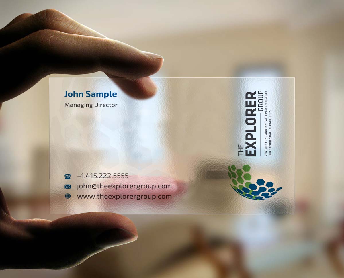 Business Card Design by INDIAN_Ashok for The Explorer Group | Design #6650184