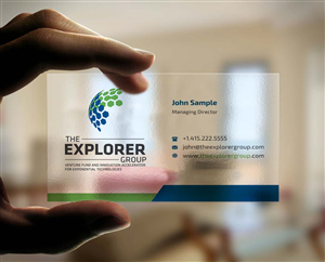 Business Card Design by INDIAN_Ashok for The Explorer Group | Design: #6650187