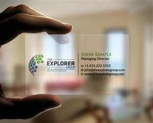Business Card Design by AFHUN for The Explorer Group | Design: #6647867
