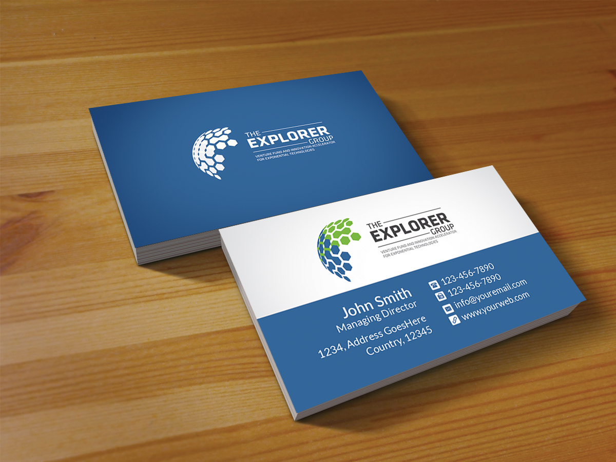 Business Card Design by Creations Box 2015 for The Explorer Group | Design #6653297