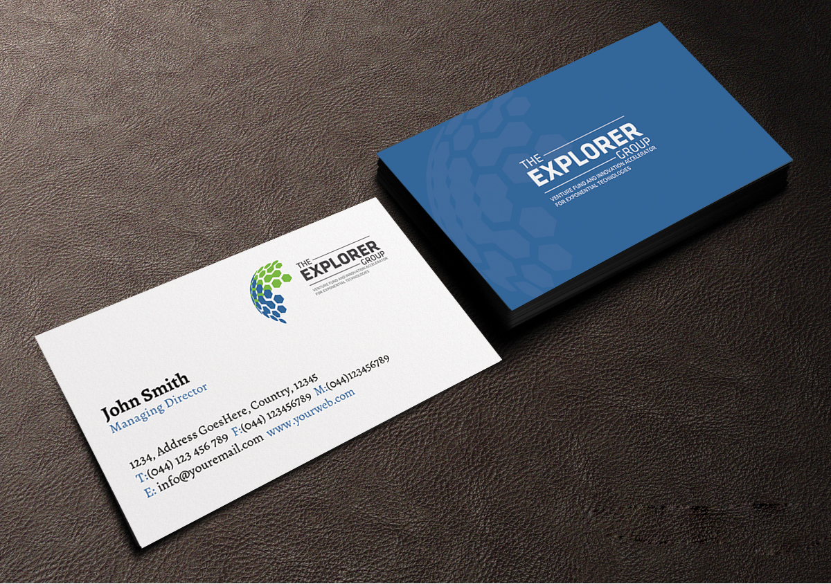 Business Card Design by Creations Box 2015 for The Explorer Group | Design #6653311