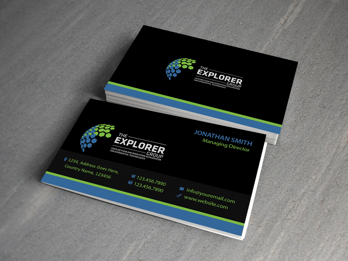 Business Card Design by Creations Box 2015 for The Explorer Group | Design #6653341