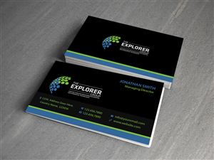 Visitenkarten-Design von Creations Box 2015 für The Explorer Group | Design: #6653341